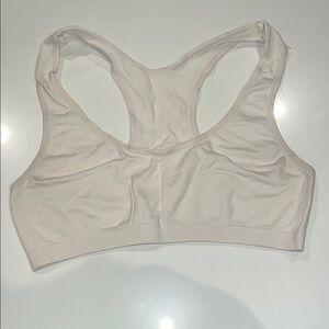 Comfortable White Sports Bra